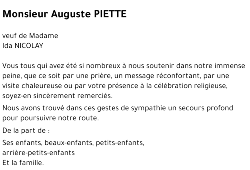 Auguste PIETTE