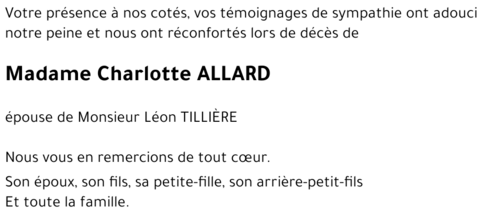 Charlotte ALLARD