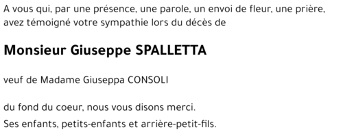 Giuseppe SPALLETTA