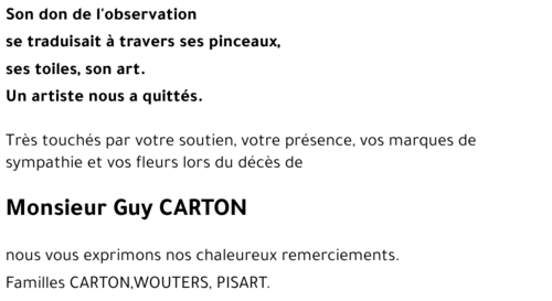 Guy CARTON