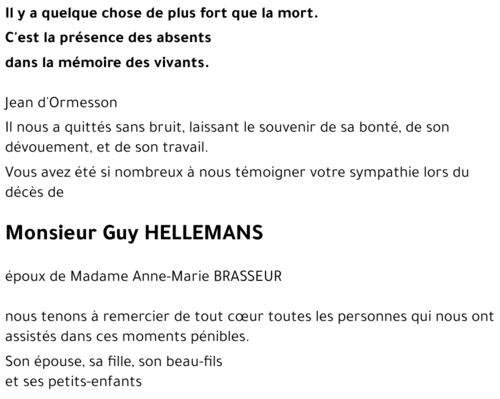 Guy HELLEMANS