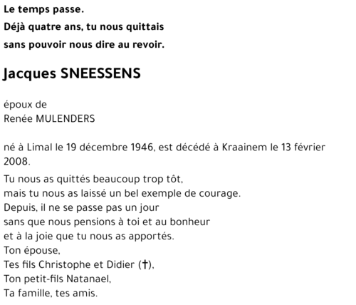 Jacques SNEESSENS
