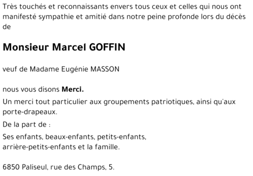 Marcel GOFFIN