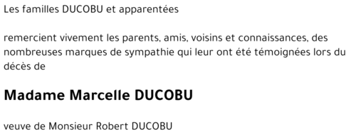 Marcelle DUCOBU