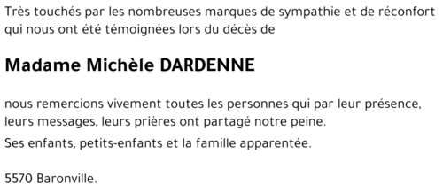 Michèle DARDENNE