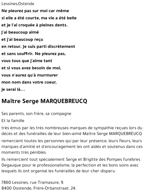 Serge MARQUEBREUCQ
