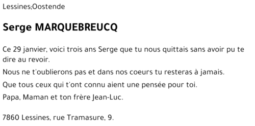 Serge MARQUEBREUCQ