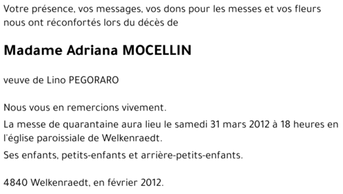 Adriana MOCELLIN