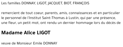 Alice LIGOT