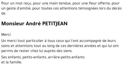 André PETITJEAN