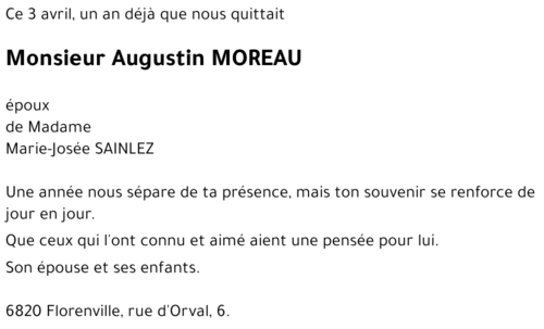 Augustin MOREAU