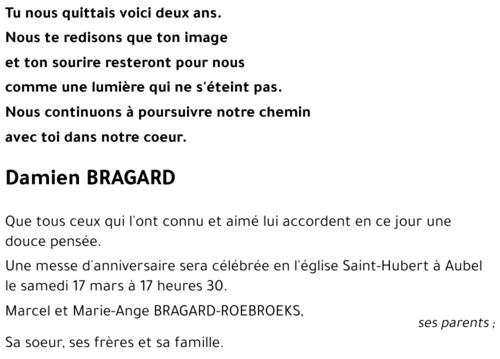Damien BRAGARD