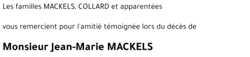 Jean-Marie MACKELS
