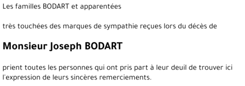 Joseph BODART