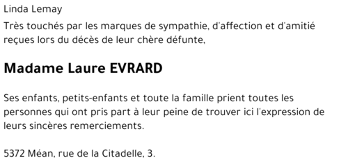 Laure EVRARD