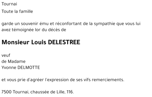 Louis DELESTREE