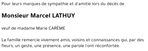 Marcel LATHUY