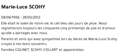 Marie-Luce SCOHY