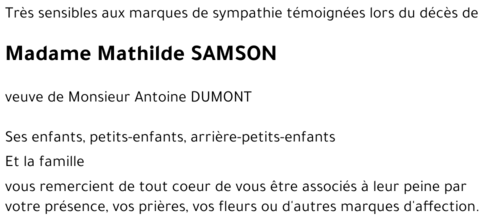 Mathilde SAMSON