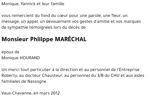 Philippe MARÉCHAL