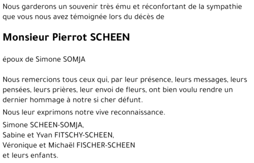 Pierrot SCHEEN