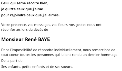 René BAYE