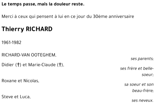 Thierry RICHARD