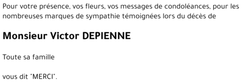 Victor DEPIENNE