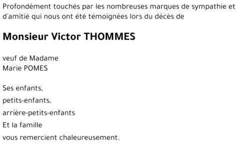 Victor THOMMES