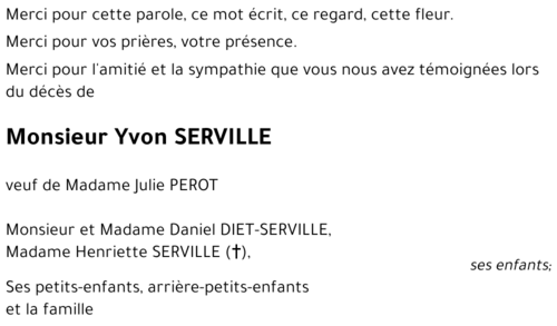 Yvon SERVILLE