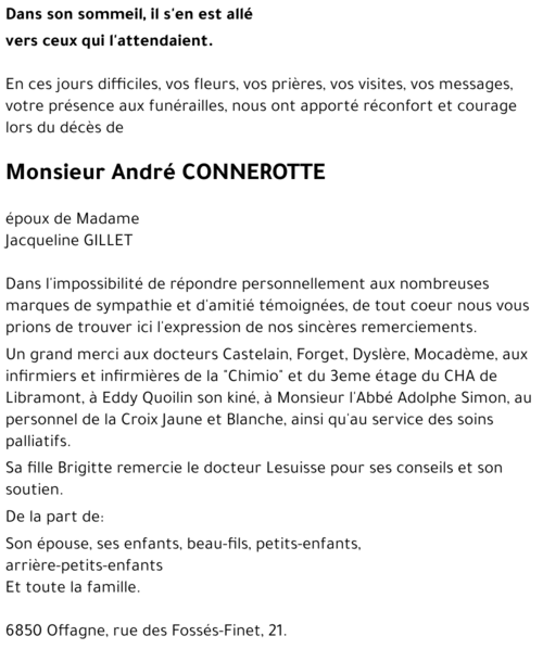 André CONNEROTTE