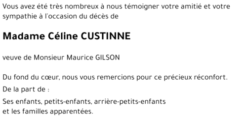 Céline CUSTINNE