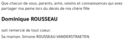 Dominique ROUSSEAU