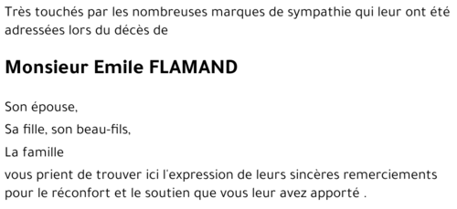 Emile FLAMAND