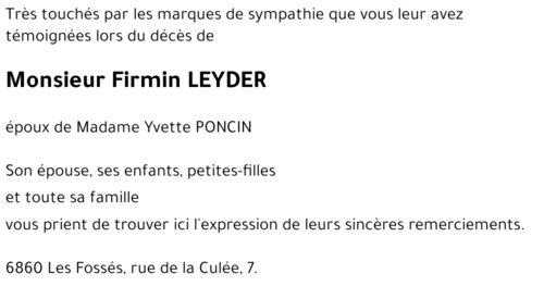 Firmin LEYDER