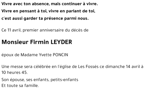 Firmin LEYDER