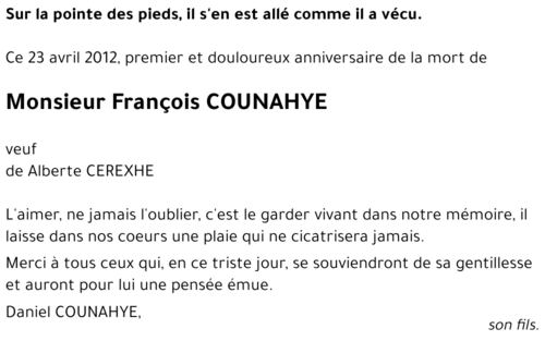 François COUNAHYE