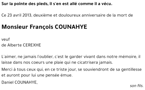 François COUNAHYE