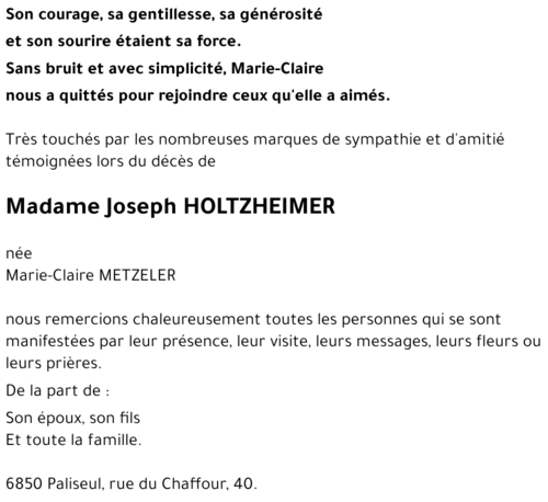 Joseph HOLTZHEIMER
