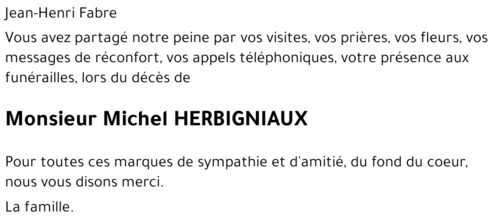 Michel HERBIGNIAUX