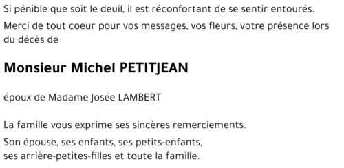 Michel PETITJEAN