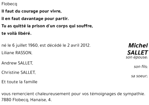 Michel SALLET
