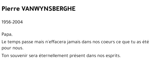 Pierre VANWYNSBERGHE