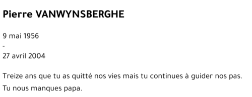 Pierre VANWYNSBERGHE