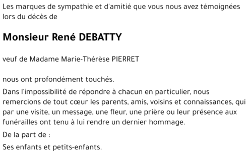 René DEBATTY