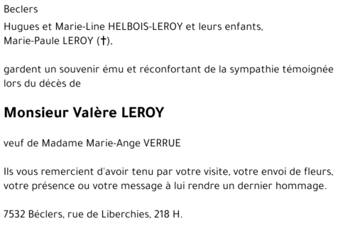 Valère LEROY