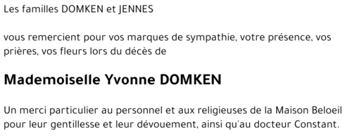 Yvonne DOMKEN