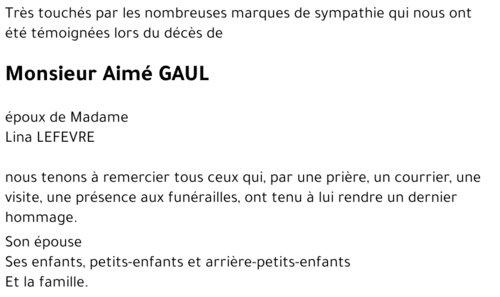 Aimé GAUL