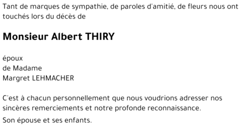 Albert THIRY