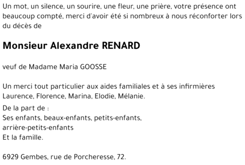 Alexandre RENARD